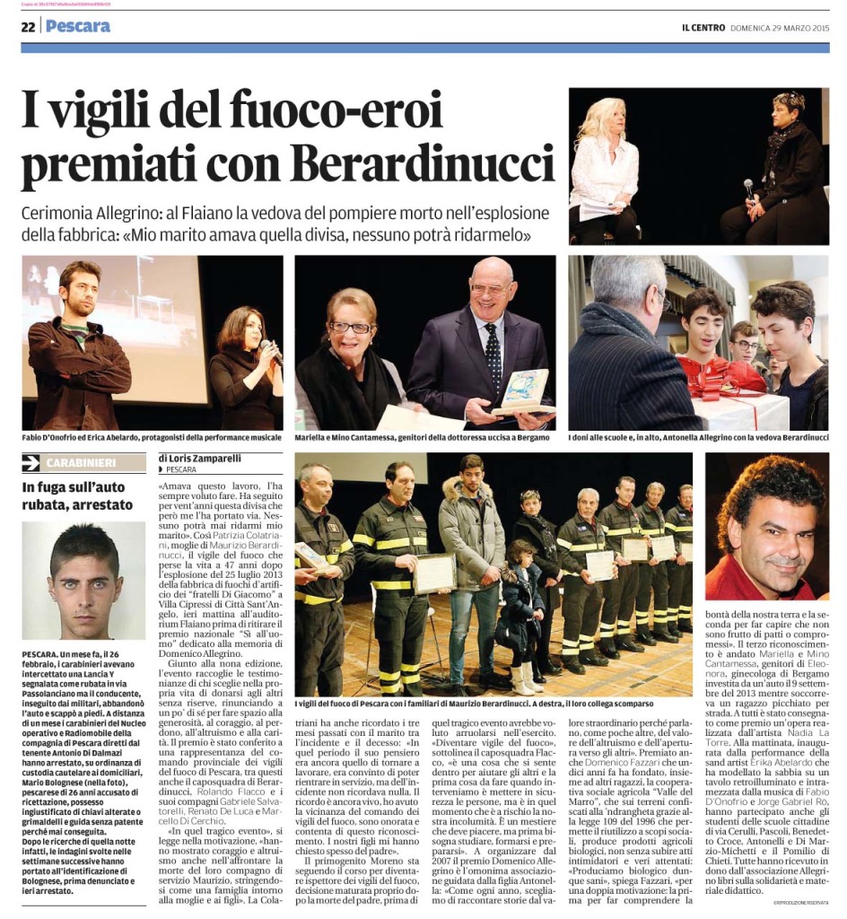 ilcentro-29marzo2015-PREMIO-ALLEGRINO